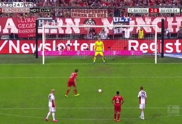 Video bàn thắng: Bayern Munich 3-0 Bayern Leverkusen (Vòng 3 Bundesliga 2015/2016)